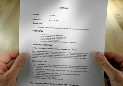 sales managers don't hire a resume