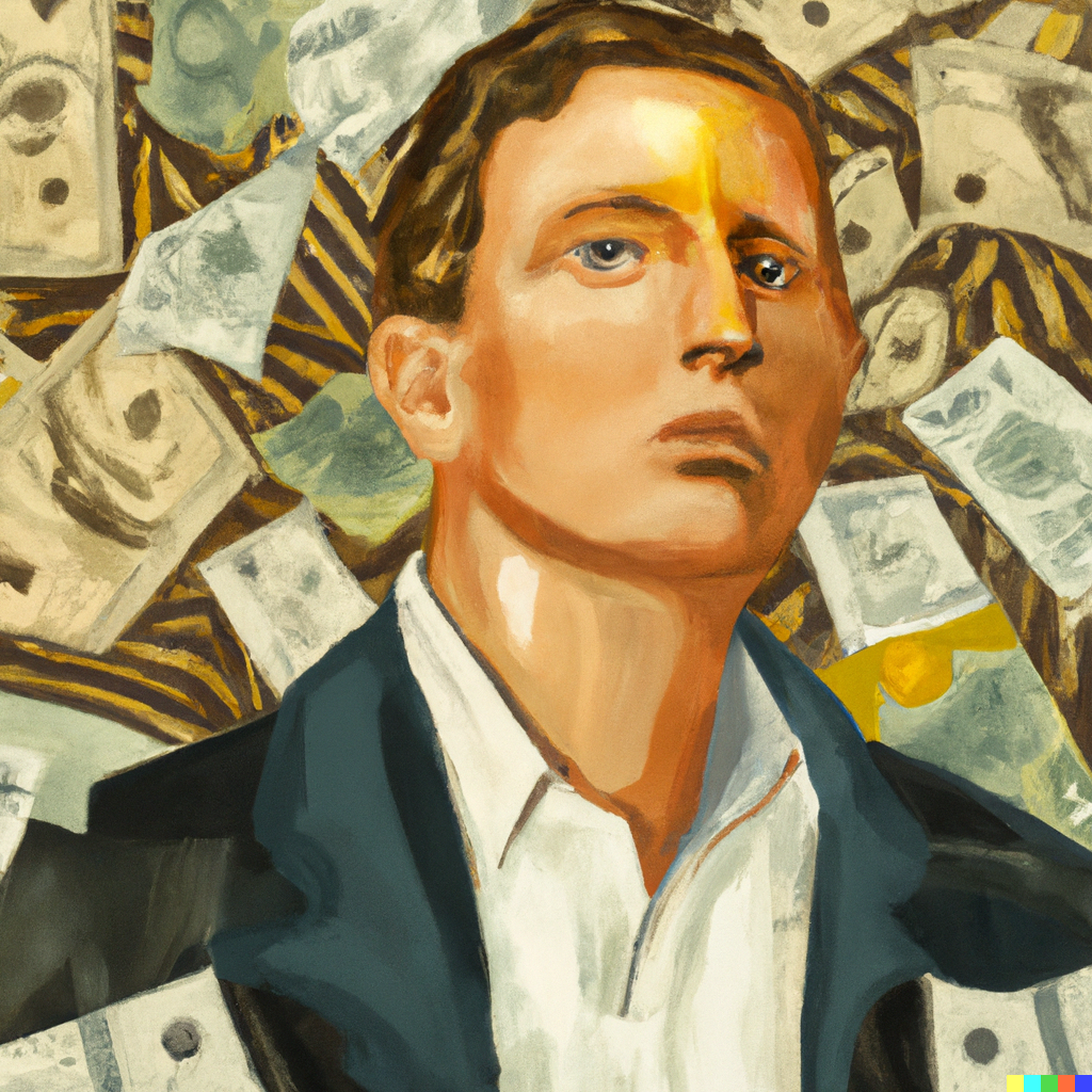 sales person making money