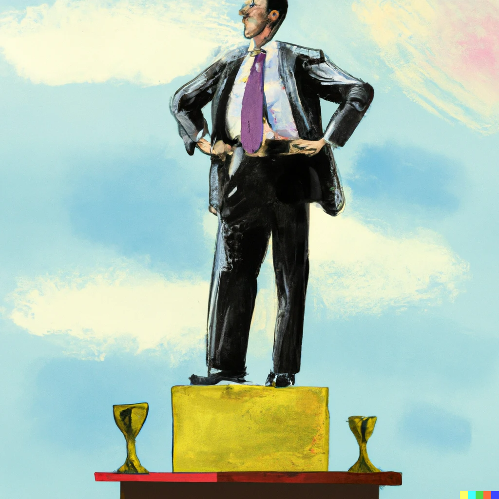 sales person excelling at his job