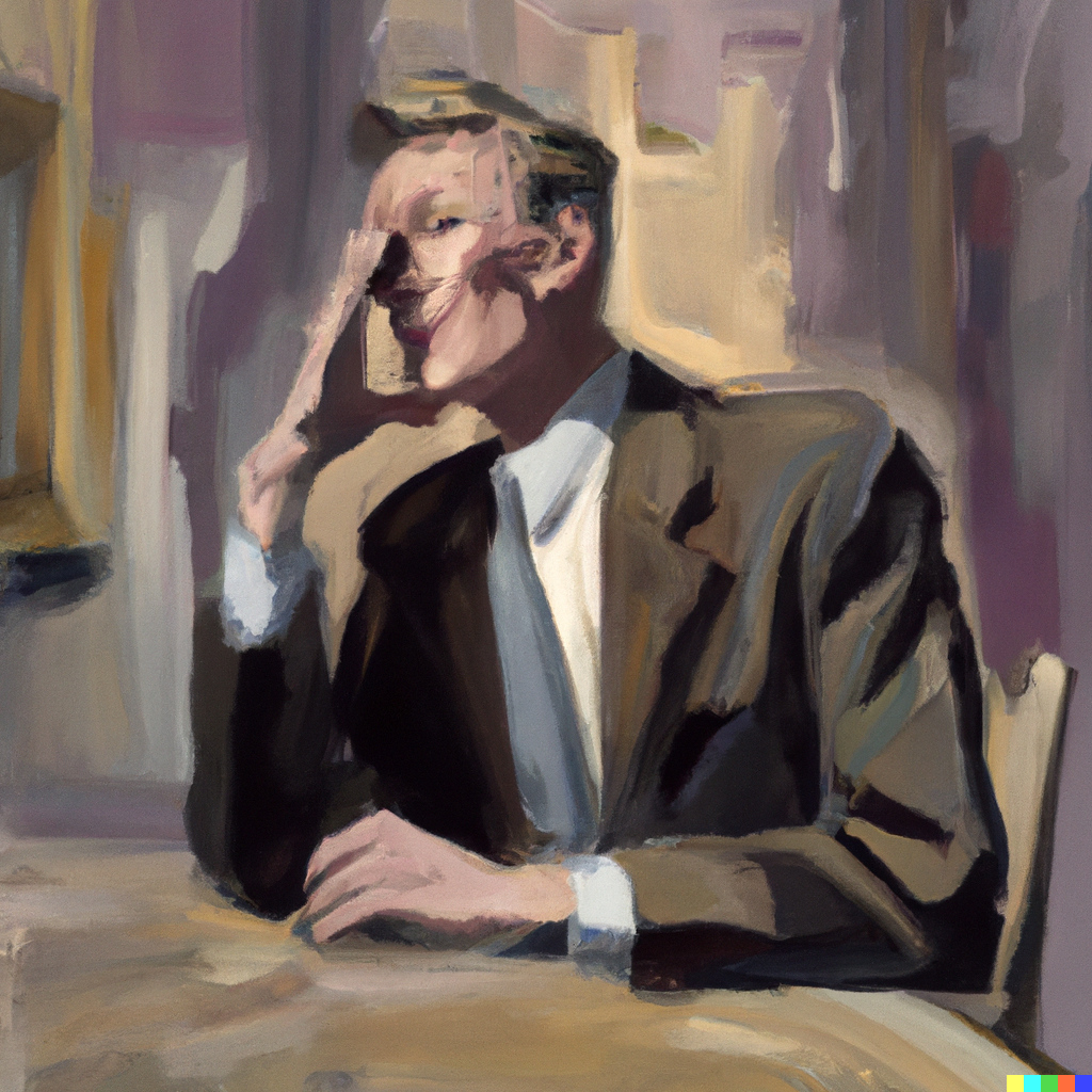 sales recruiter thinking about his mistake