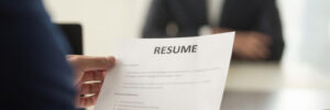 sales resume writing