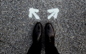 Salesperson making company decision