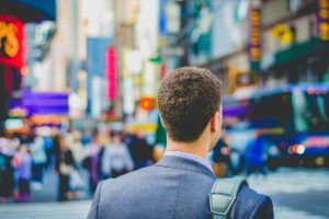 Salesperson making company decision