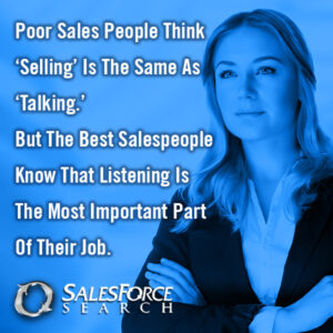sales listening quote