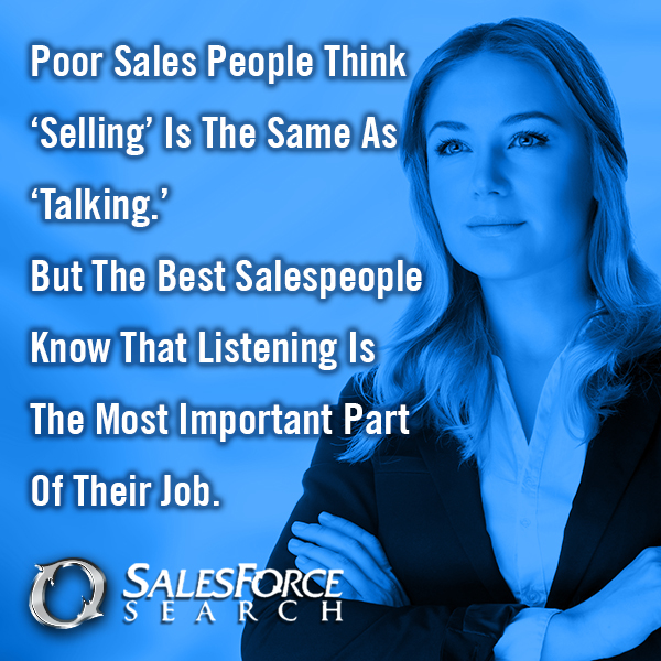 sales listening quote