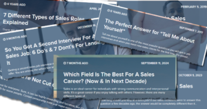 top sales career tips post